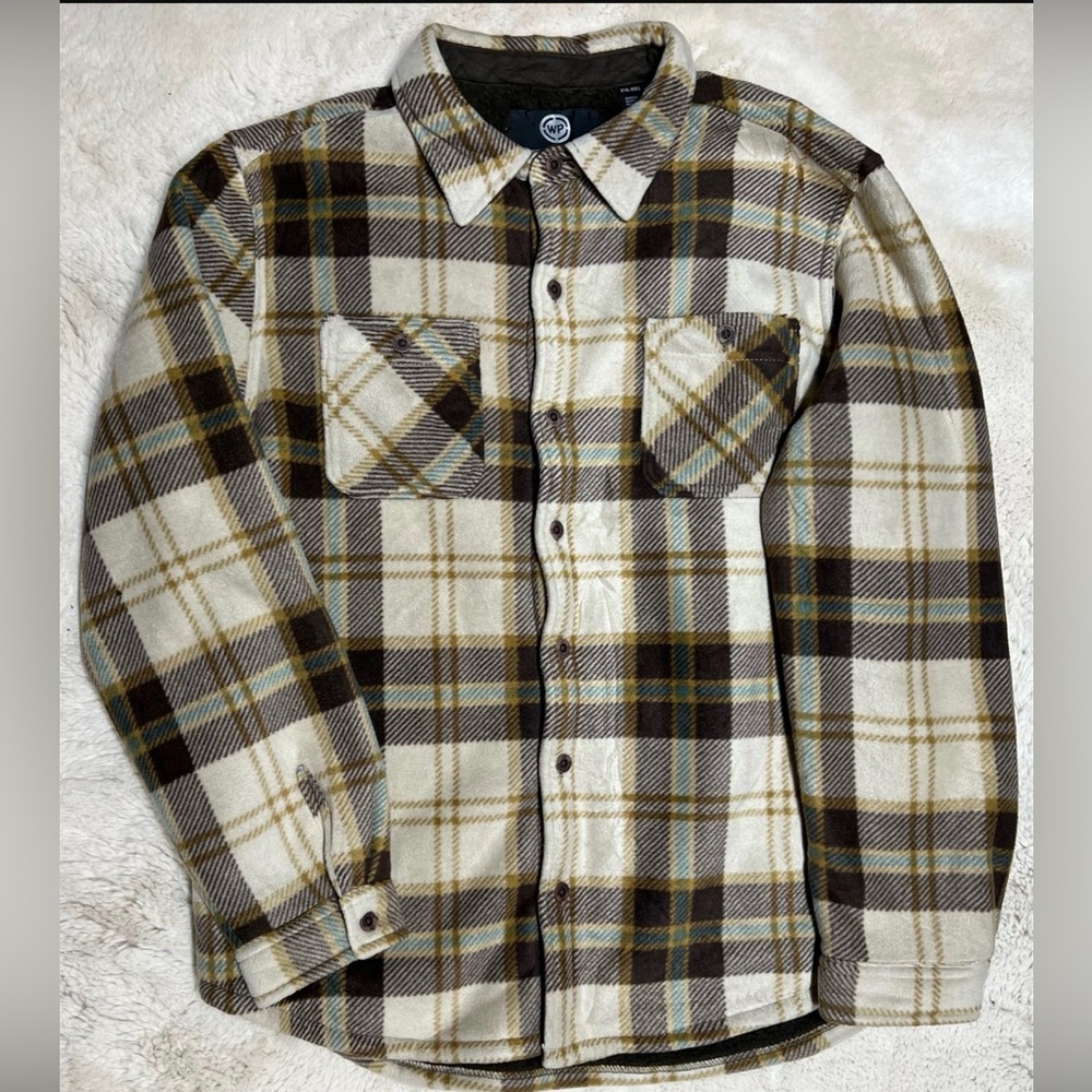 Weatherproof Sherpa-Lined Button Down - image 1